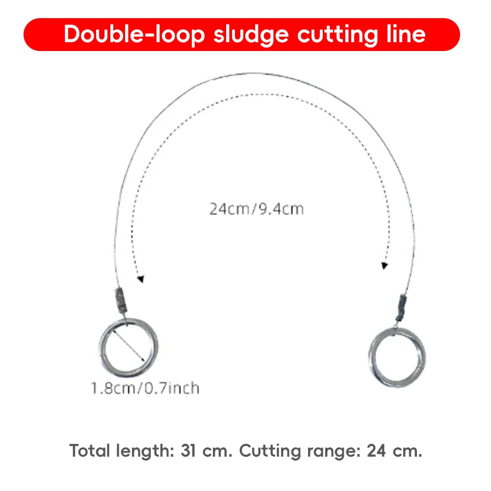 Universal Stainless Steel Clay Sculpture Art Supplies Adjustable Ceramic Wire Clay Cutter U Shape Precision Pottery Cutting Tool HIP Cutting line