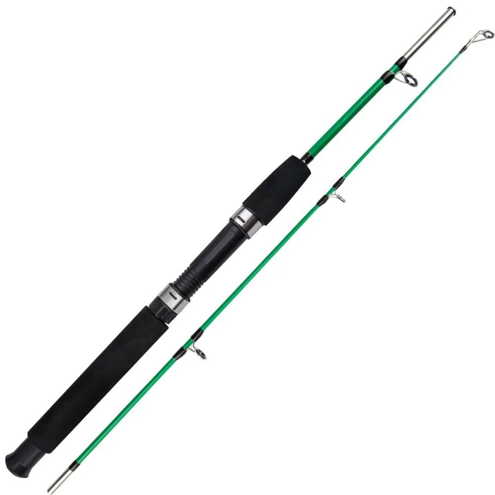 1.0m Carbon Spinning Rod – 2-Section Travel Fishing Rod Carbon Spinning Rod HIP Green-1M