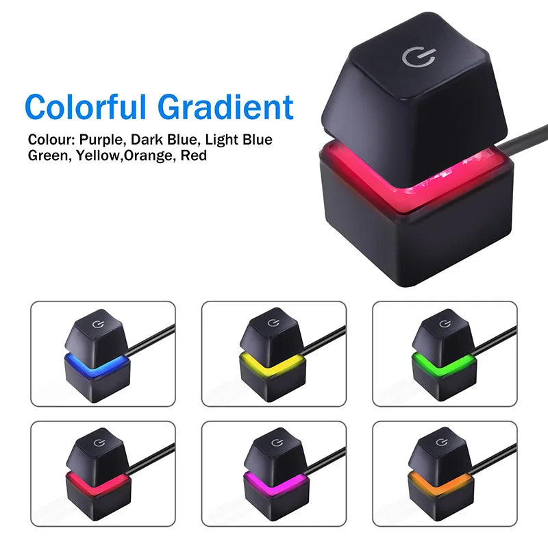 RGB Desktop PC Power Switch – External ON/OFF & Reset Button PC Power Switch HIP