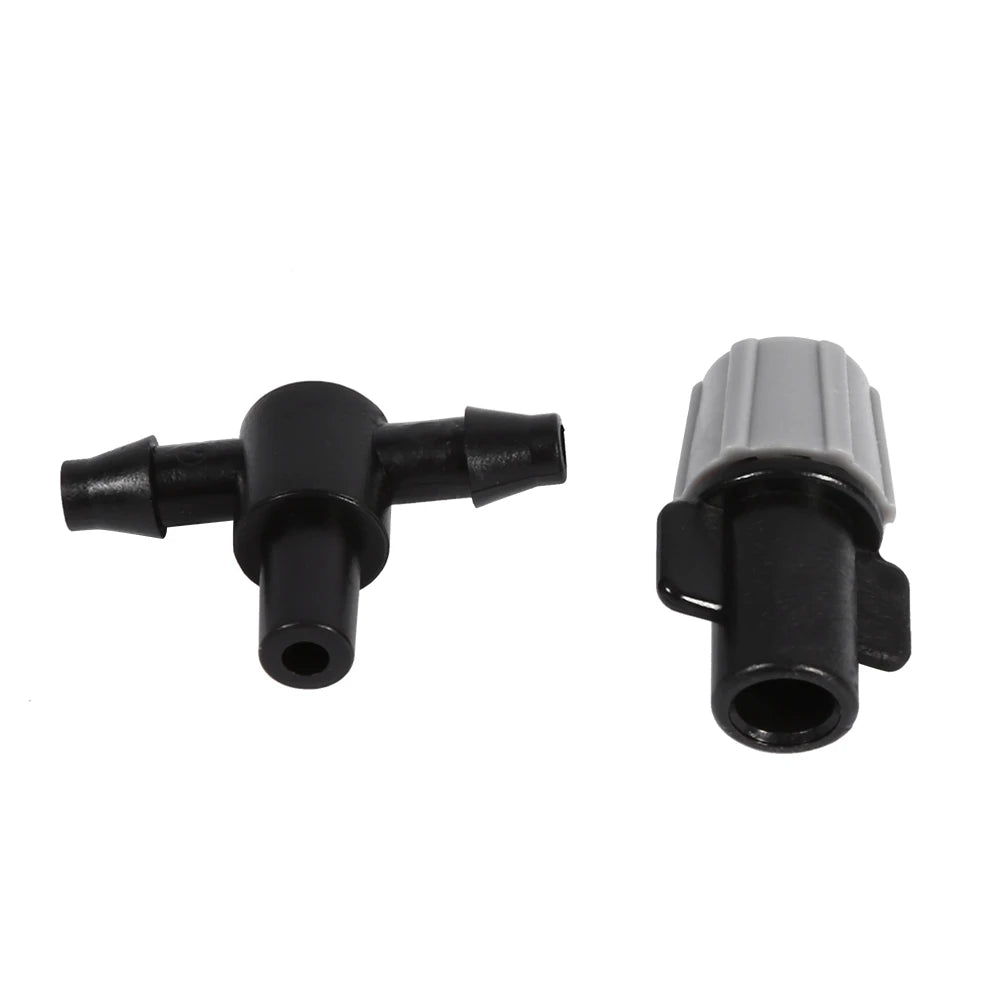 20pcs Sprinkler Heads Atomizing Nozzle Tee Joints Misting Watering Home Graden Irrigation Sprinkler Misting Sprinkler Nozzle HIP