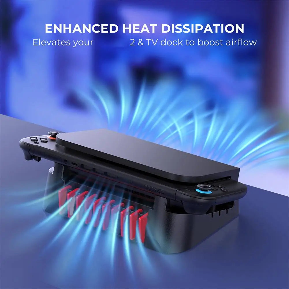 For Switch 2/Switch/OLED Stand Base Game Cartridges Integrated Storage Protecting For Switch 2/Switch/OLED Storage Stand HIP
