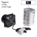 USB Adjustable Speed Exhaust Fan with Duct Pipe – Mini Fume Extractor USB Exhaust Fan HIP Type 4