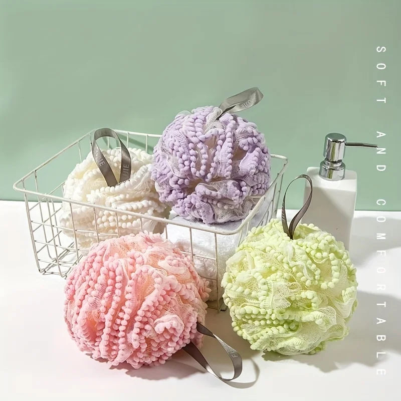 8-Pack Super Soft Exfoliating Bath Sponge Shower Puff Set Bath Sponge Set HIP