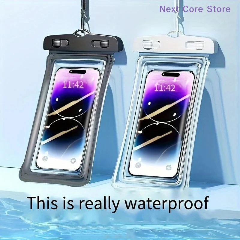 Waterproof Phone Pouch with Lanyard – Touch Screen, Fits 7" Waterproof Phone Pouch HIP