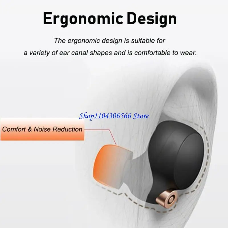 Memory Foam Ear Tips for Sony WF-1000XM4 – S/M/L Earbud Replacement Tips HIP