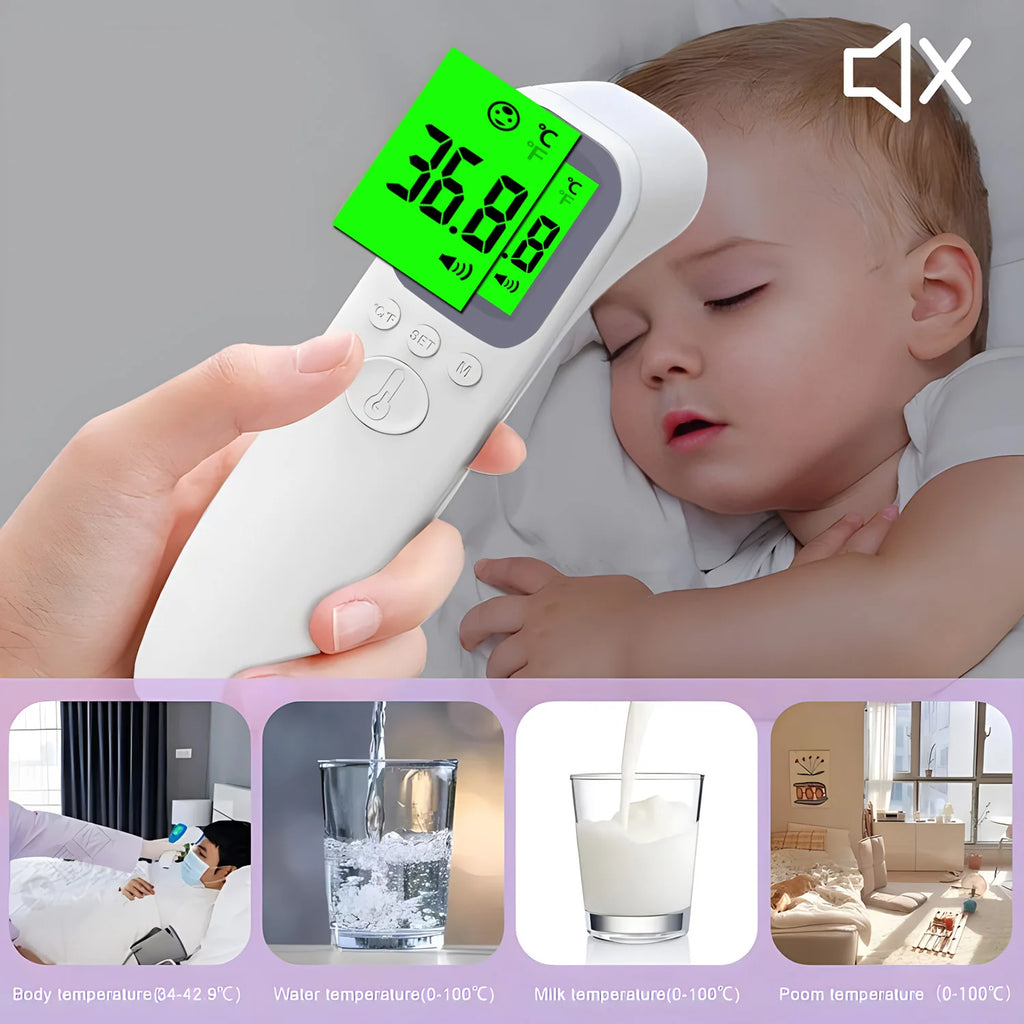 Non-Contact Digital Forehead Thermometer – Baby & Adult Forehead Thermometer HIP