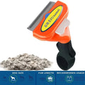 Pet Deshedding Brush – Dog & Cat Hair Removal Comb Pet Deshedding Brush HIP (Dog)-M-Long Hair