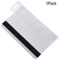Hard Transparent Half Card Swipe Badge Holder & Sleeve Badge Holder Sleeve HIP 1pcs