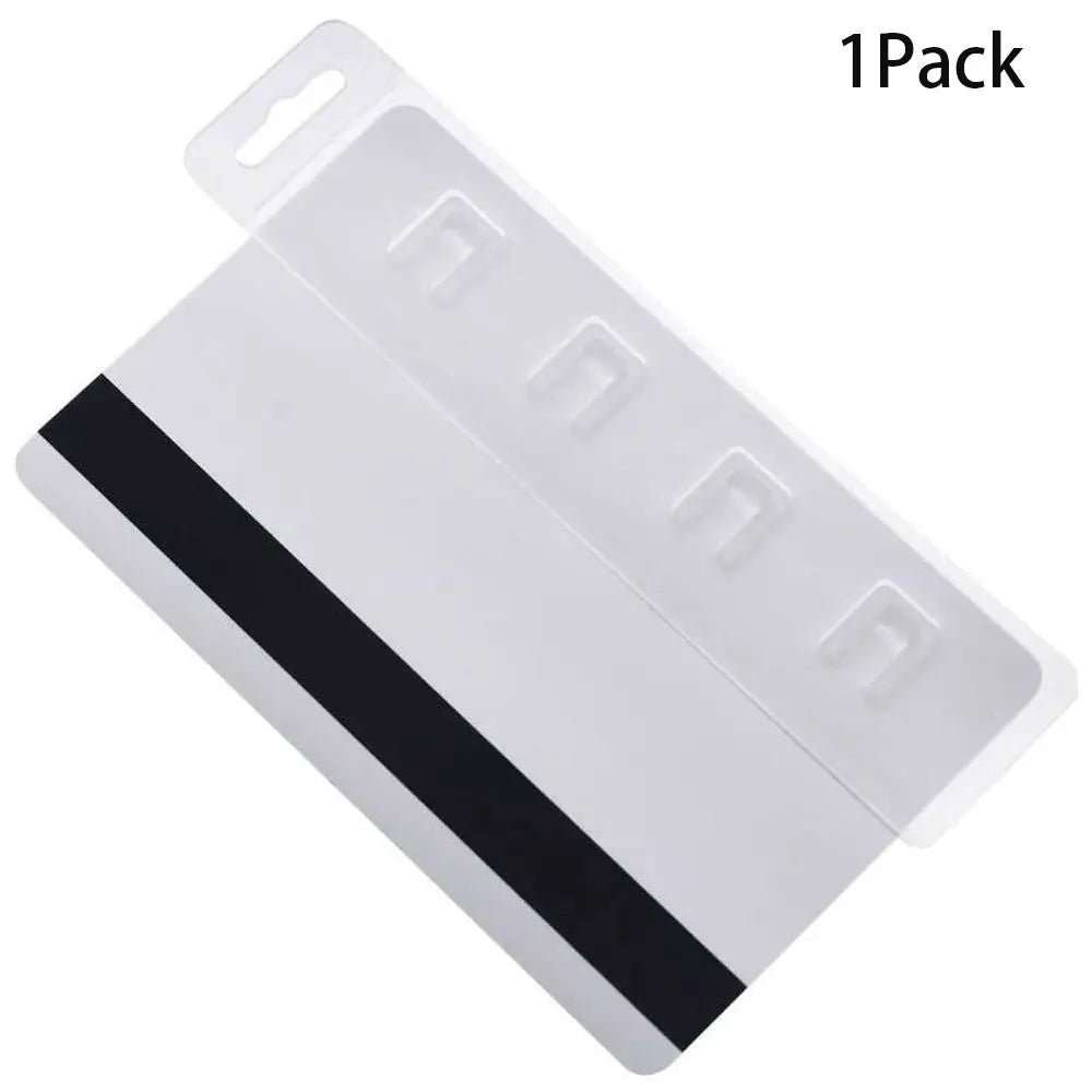 Hard Transparent Half Card Swipe Badge Holder & Sleeve Badge Holder Sleeve HIP 1pcs