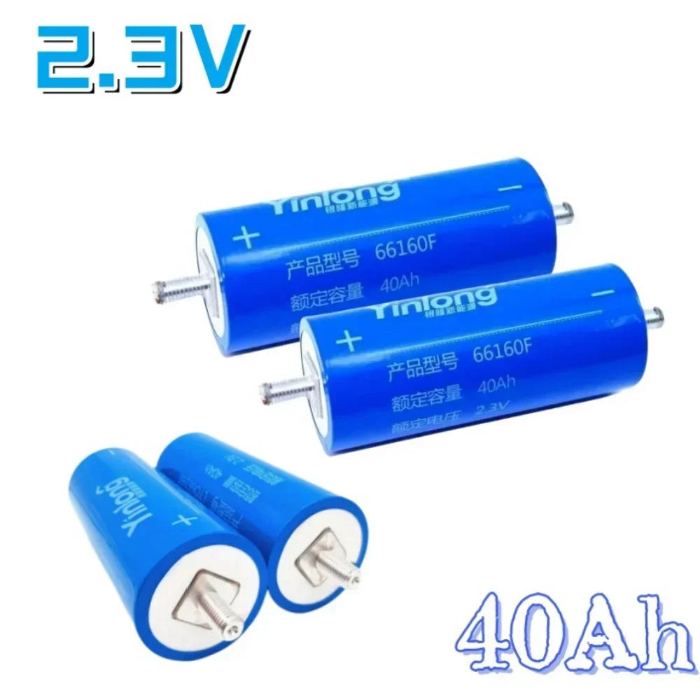 2.3V 40Ah LTO Lithium Titanate Battery Cell – Yinglong 66160 LTO Battery Cell HIP