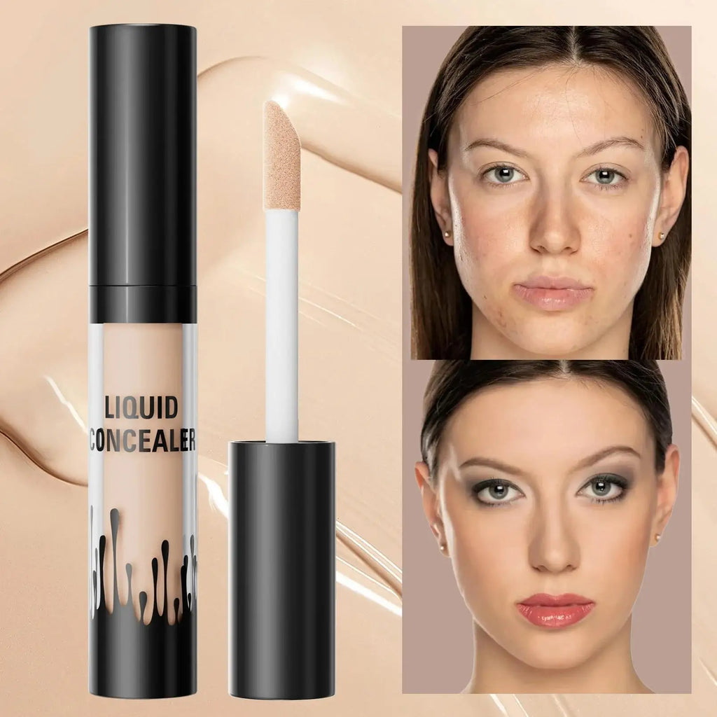 Hello Kiss Waterproof Full Coverage Concealer | All Skin Types Liquid Concealer HIP