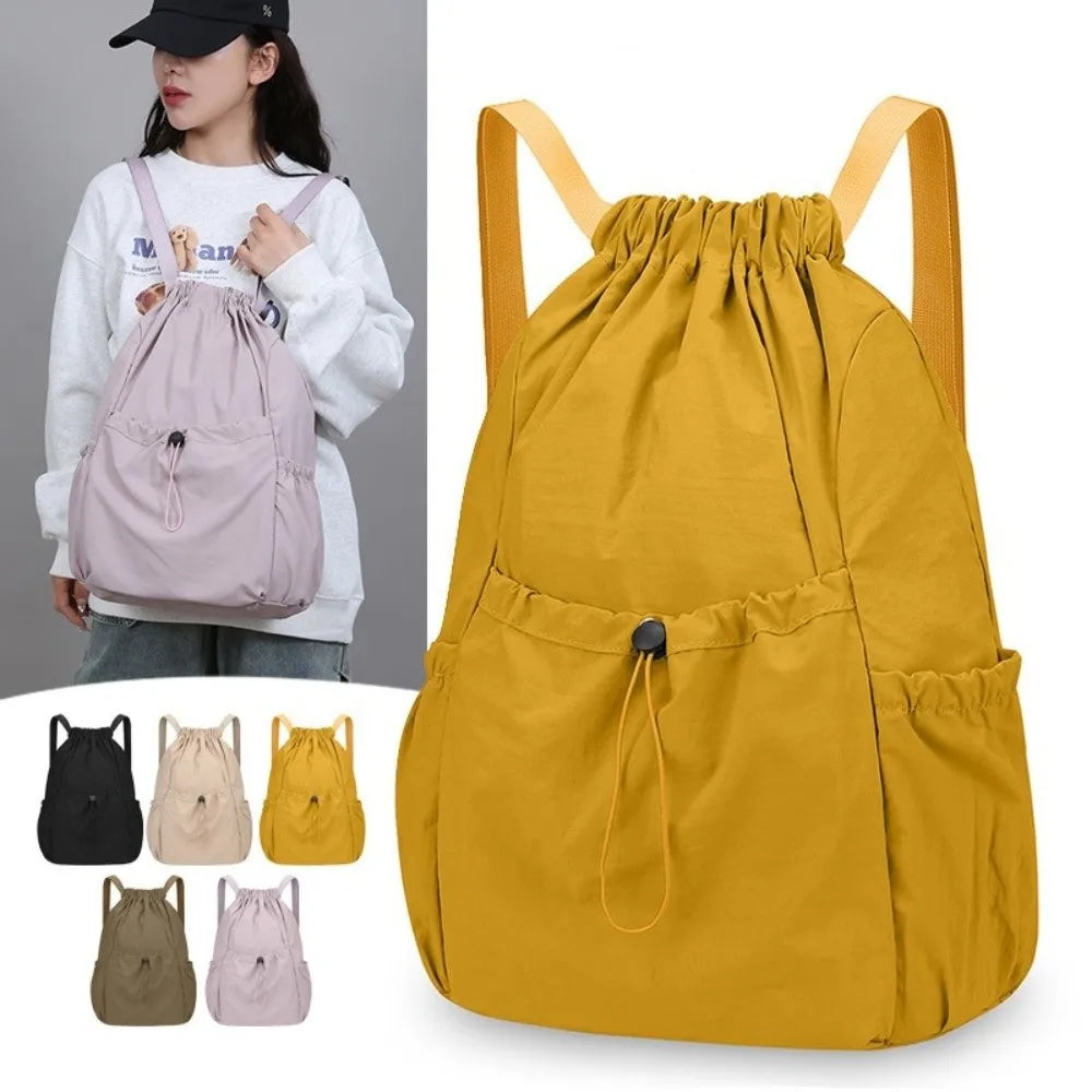 Nylon Oxford Drawstring Backpack – Lightweight & Foldable Drawstring Backpack HIP