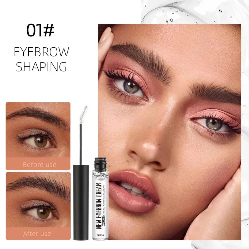 1pc Eyebrow Styling Gel Eyebrows Sculpt Soap Transparent Lasting Eyebrow Cream 3D Natural Eyebrows & Eyelash Styling Makeup HIP 01 Clear Styling