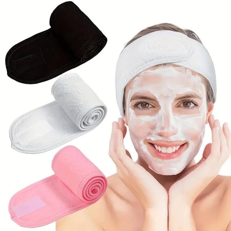 Adjustable Wide Spa Headband – Makeup, Bath & Yoga Use Spa Headband HIP