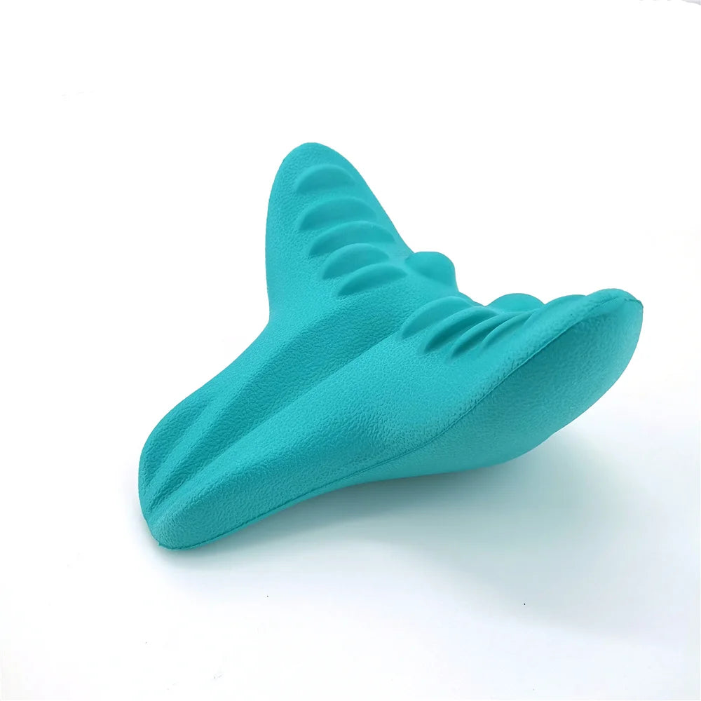 CAMMUO Gravity Neck Massage Pillow – Portable Traction Cushion Neck Massage Pillow HIP Blue