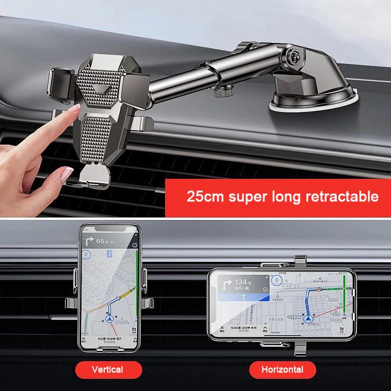 Suction Cup Car Phone Mount – Long Arm Universal GPS Holder Car Phone Mount HIP