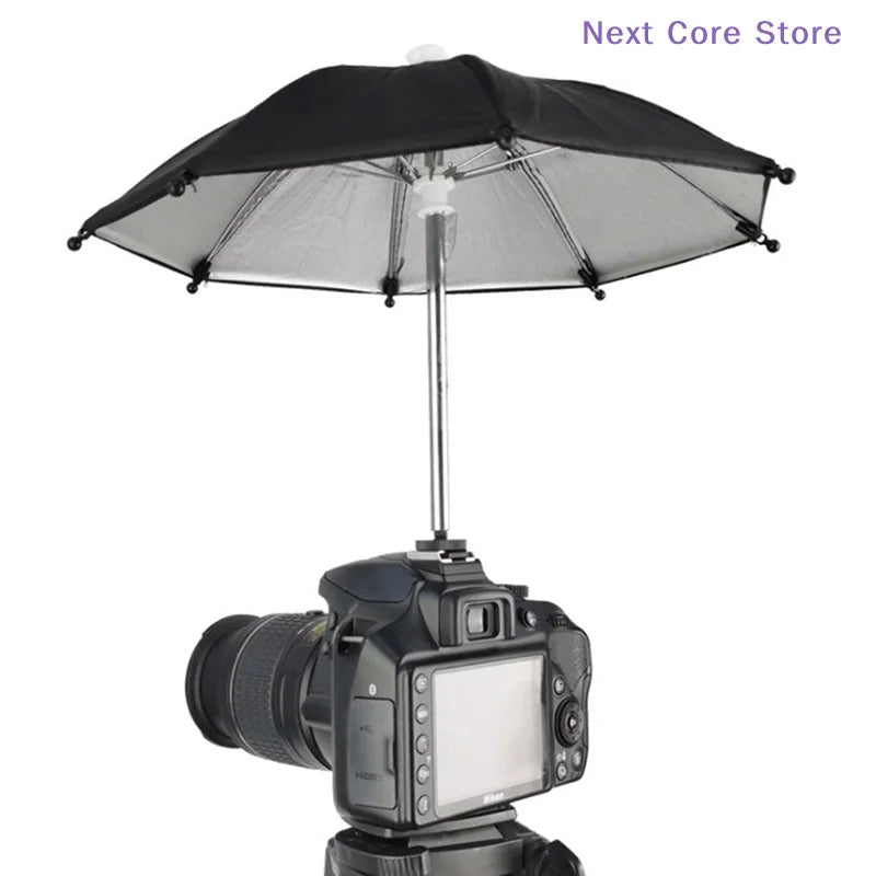 Black Camera Umbrella Sunshade & Rain Cover – Universal Fit Camera Umbrella HIP
