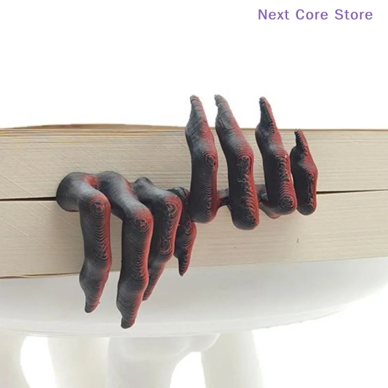 3D Printed Devil Claw Bookmark – Gothic Punk Page Marker Novelty Bookmark HIP