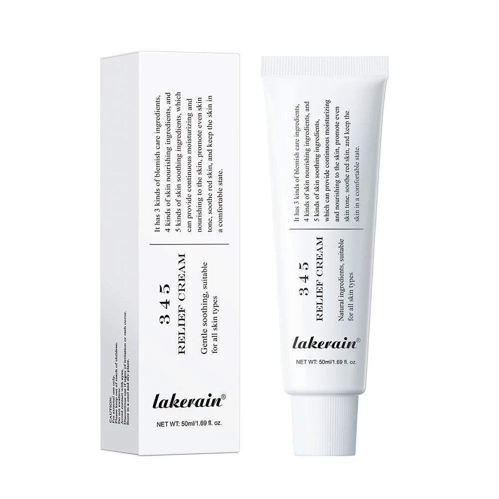 345 Relief Cream Comprehensive solution to skin problems Anti-sugar and antioxidant Brightening skin Improving acne marks Moistu HIP