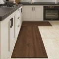 Waterproof PVC Kitchen Floor Mat – Wood Grain Long Rug Kitchen Floor Mat HIP GU4806-P 1pc 50x120cm