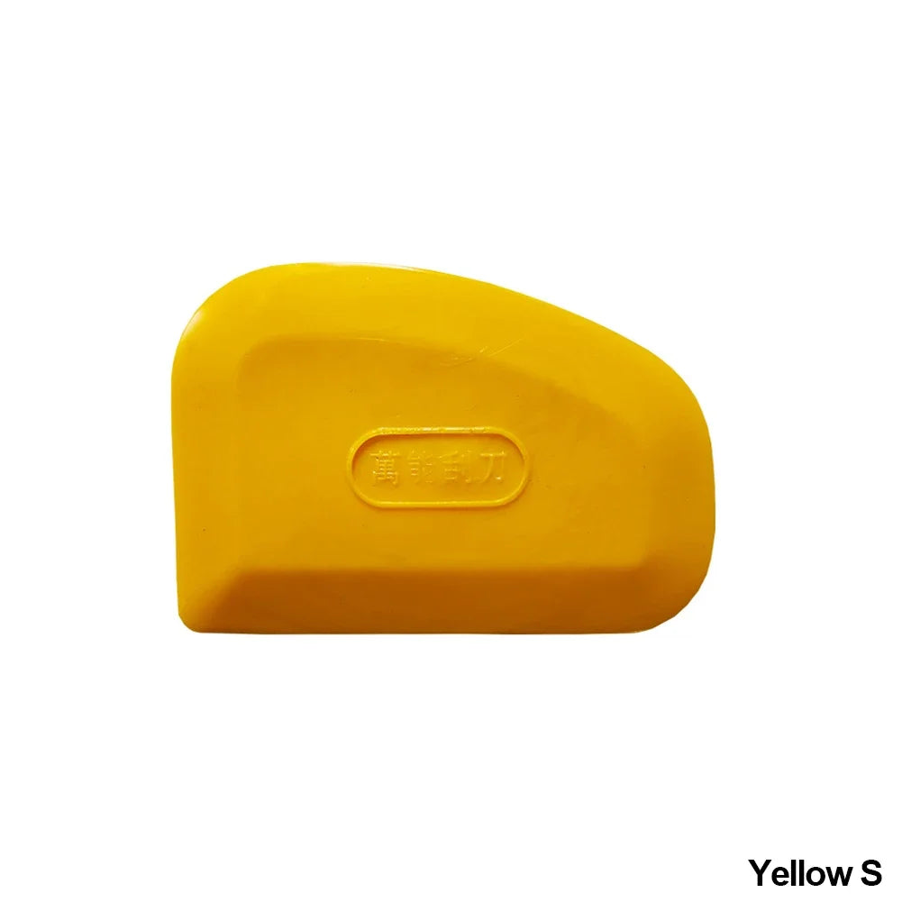 Rubber Scraper Pottery Tools Art Cutter Multi-Spec DIY Sculpture Ceramic Clay Auxiliary Clay Trimming Sculpture Shaping Tools HIP Yellow S