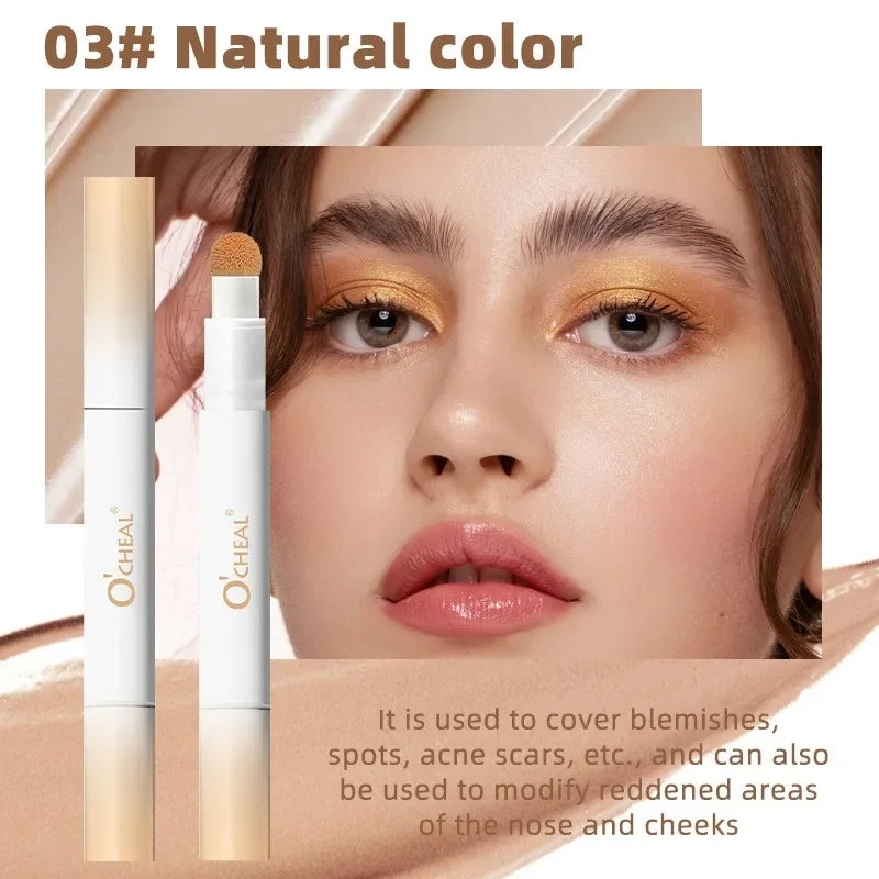 Air Cushion Concealer Pen Rotary Liquid Matte Silky Smooth Foundation Cream Pencil Oil Control Cover Dark Circles Natural Makeup HIP 03 Natural Color