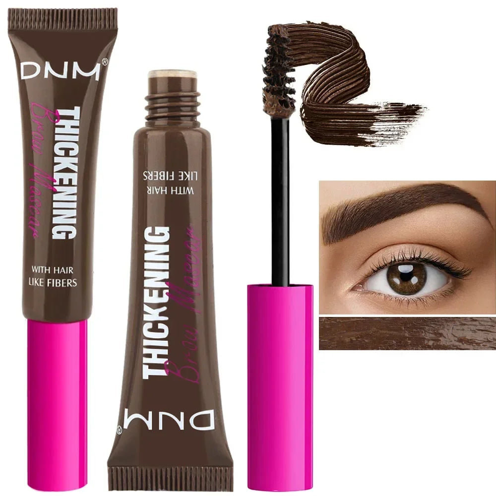 Fiber Brow Mascara Lasting Natural Eyebrow Dyeing Cream Thickening Texture Eye Brow Styling Cream Volumizing Effect HIP 07 Espresso