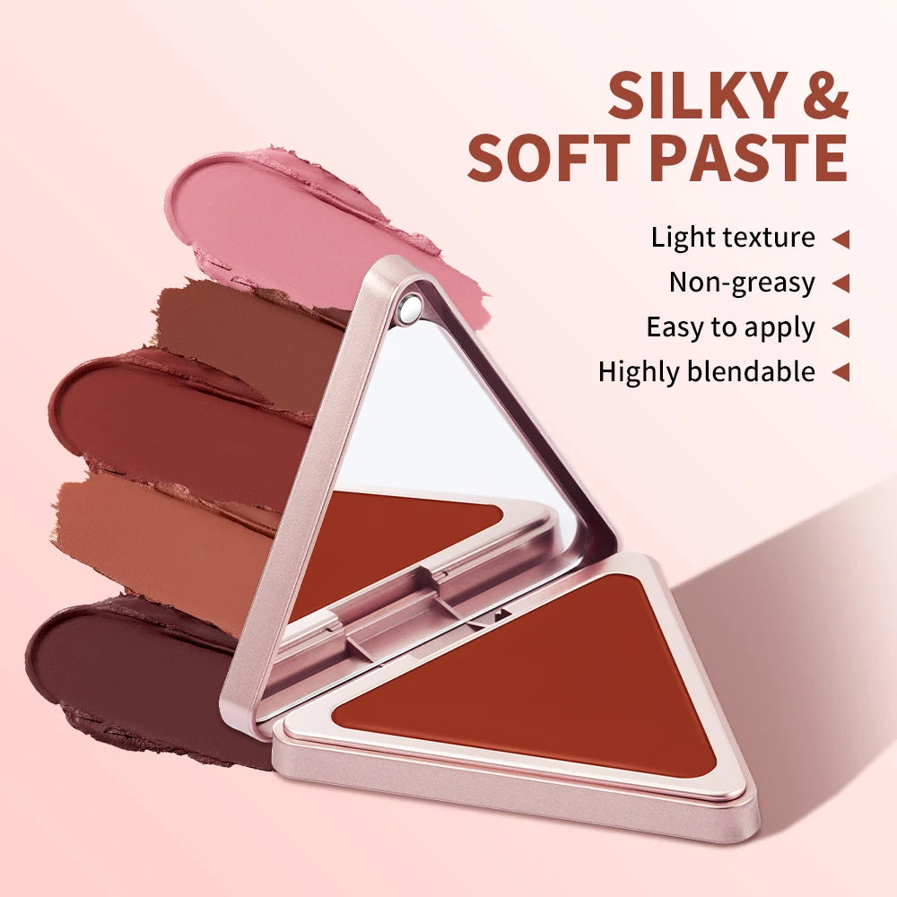 Higher Standard Satin Matte Cream Blush Long-Lasting Makeup Blush Brightening Low Saturation Shrinking and Expanding Natural HIP