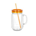 20 oz Snow Globe Glitter Tumbler – DIY Double Wall Cup DIY Glitter Tumbler HIP Orange