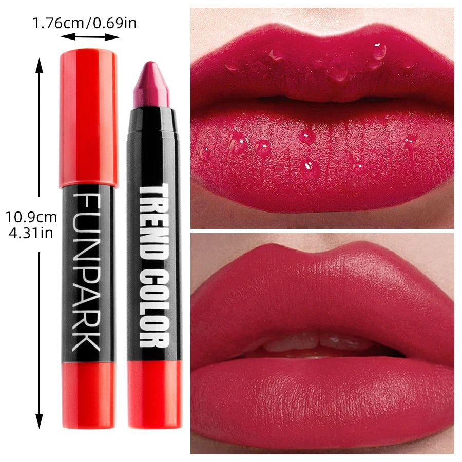 FUNPARK 16-Color Waterproof Matte Lip Liner & Lipstick Pen Lip Liner Pen HIP