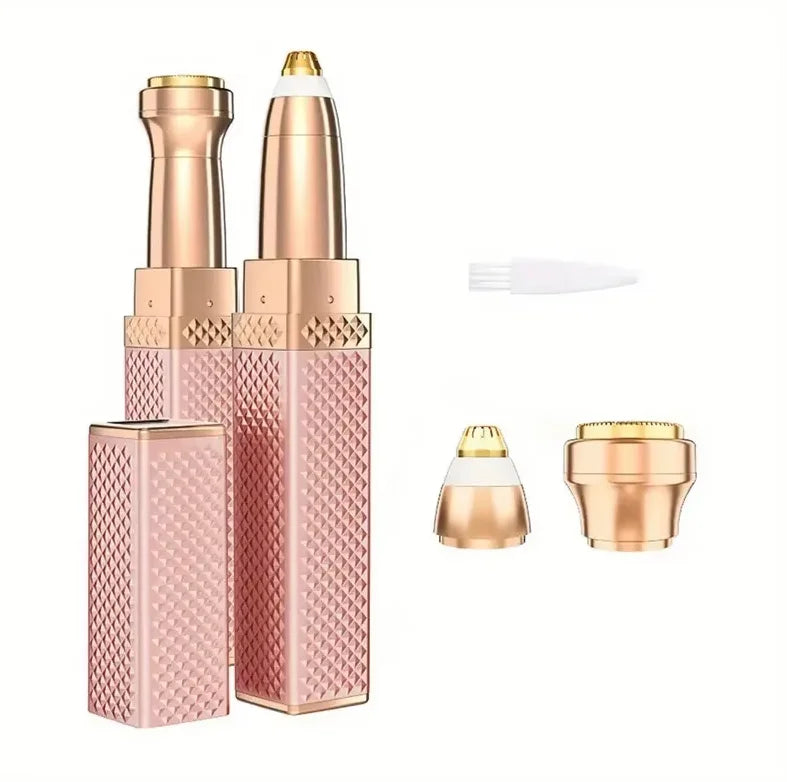 Rechargeable Mini Electric Eyebrow Trimmer for Women Eyebrow Trimmer HIP pink