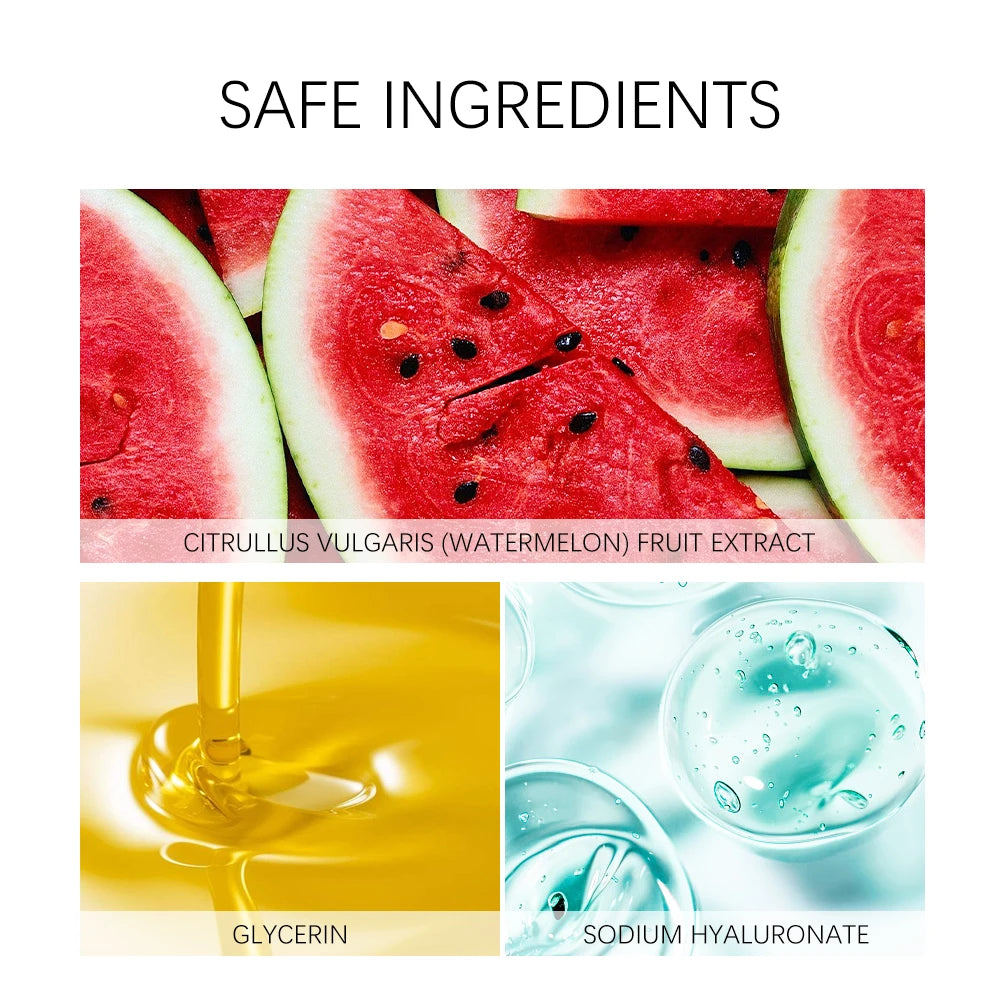 New Watermelon Glow Niacinamide Dew Drops Serum Makeup Primer Cream Lightweight Facial Serum & Priming Liquid Brightner HIP