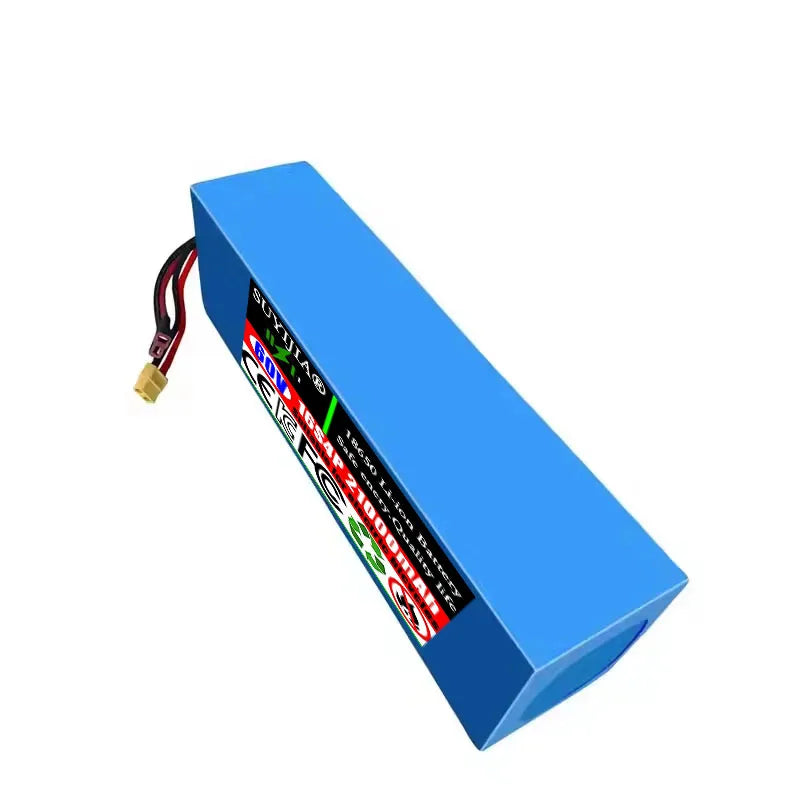 60V 21Ah 18650 16S4P Lithium Battery Pack with BMS | 1800W Lithium Battery Pack HIP