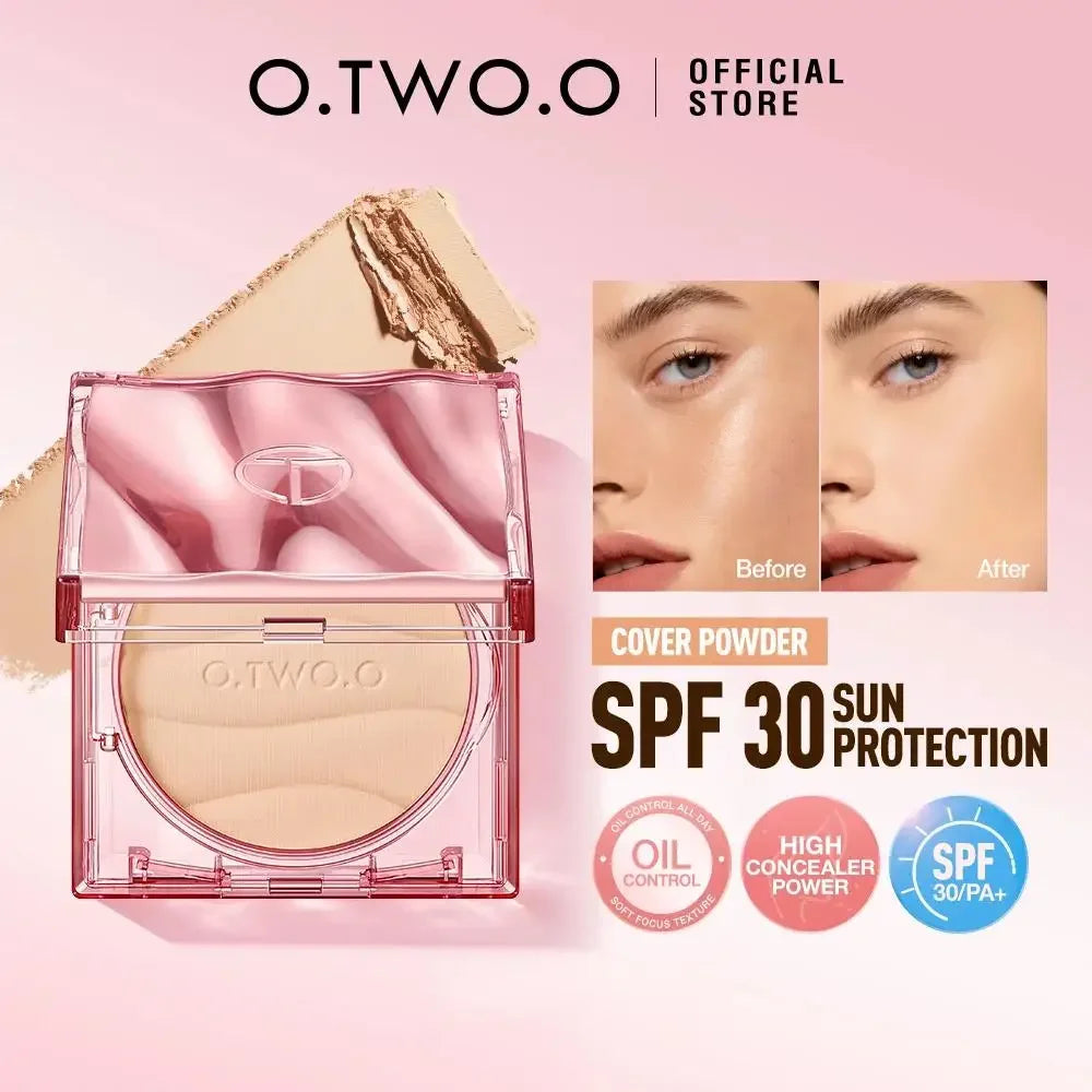 O.TWO.O 2-in-1 SPF 30 Matte Setting & Sun Protection Powder Setting Compact Powder HIP