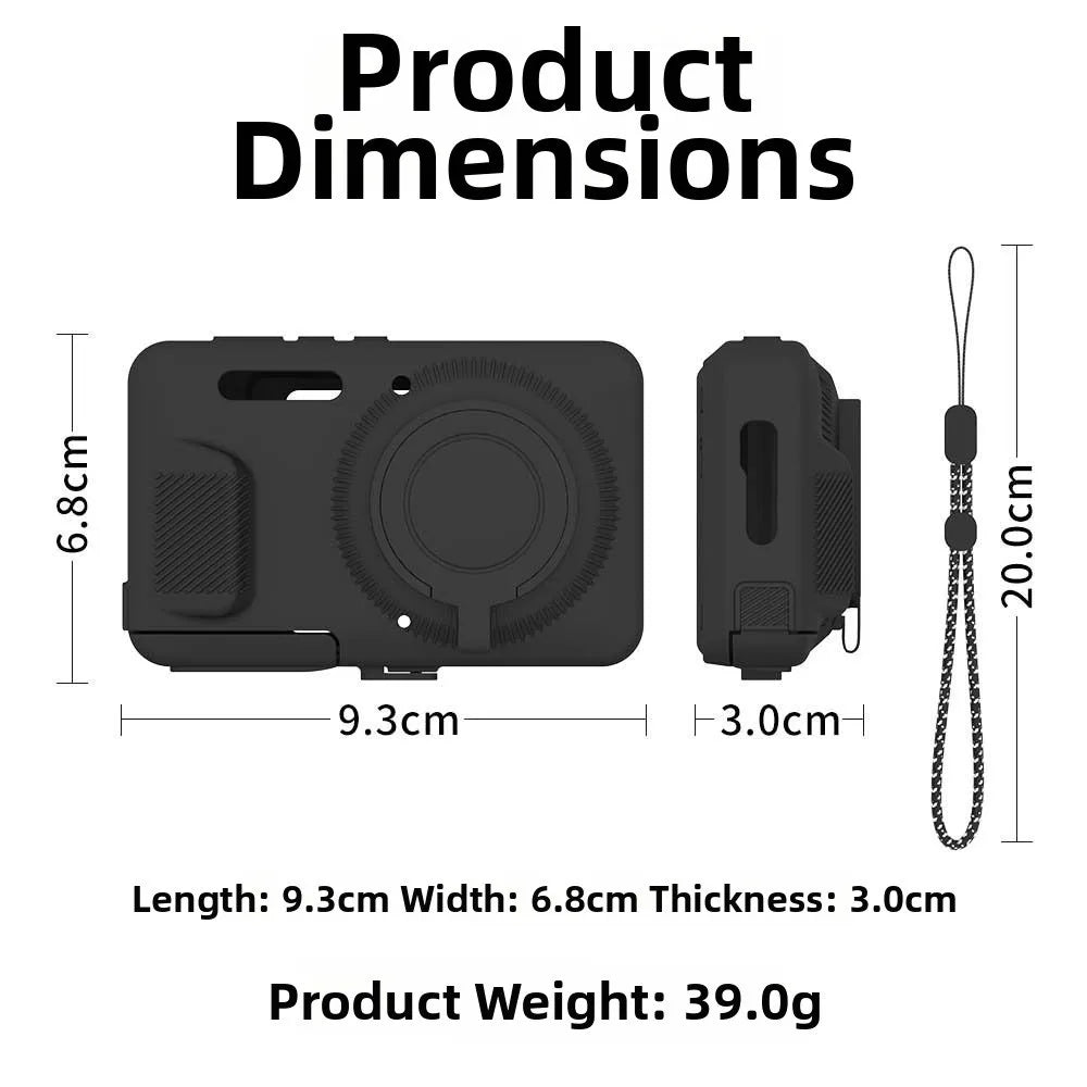 Silicone Case with Lanyard for Kodak PIXPRO FZ55 | Shockproof Camera Protective Case HIP