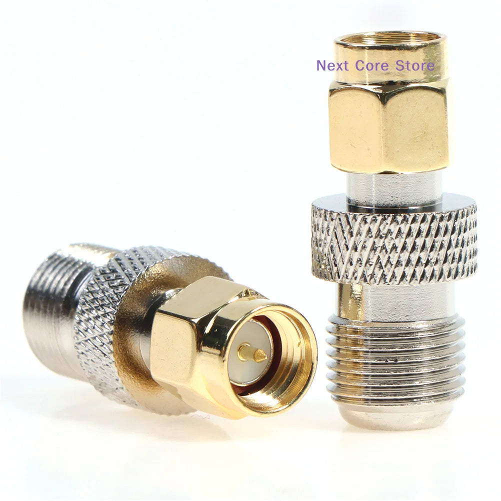 F Female to SMA Male RF Coaxial Adapter | Brass Connector RF Coaxial Adapter HIP