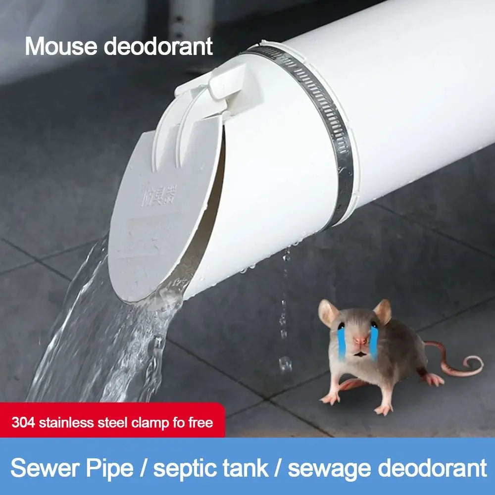 PVC Drainage Pipe Cap 50–160mm Anti-Odor Floor Drain Cover Drain Pipe Cap HIP
