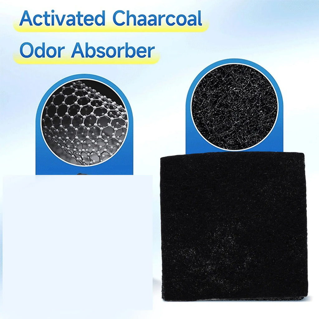 20pcs Odor Filter Refills Fit for EKO Trash Can with Built in Compartment Activated Charcoal Deodorizer Strong Charcoal Odor HIP