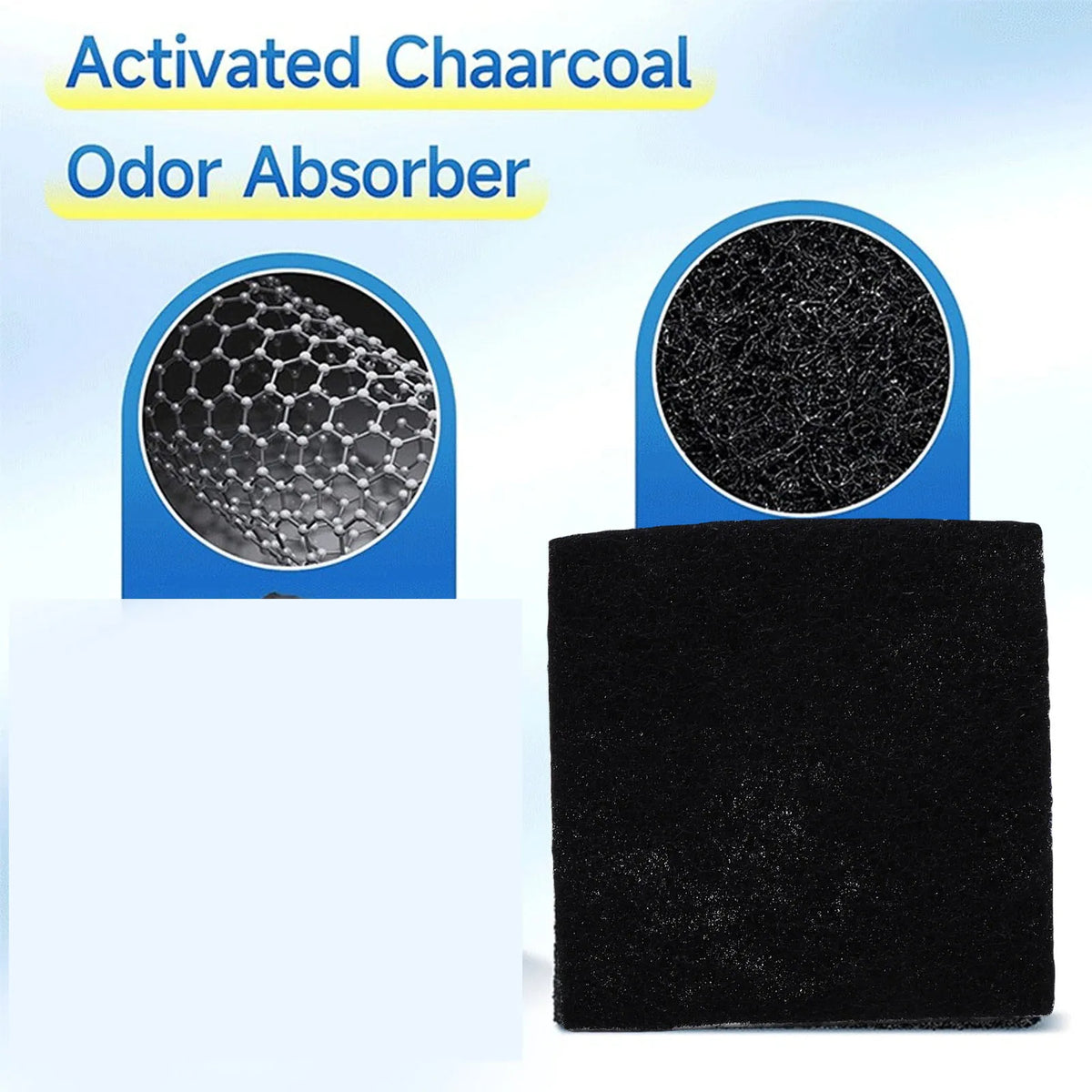 20pcs Odor Filter Refills Fit for EKO Trash Can with Built in Compartment Activated Charcoal Deodorizer Strong Charcoal Odor HIP