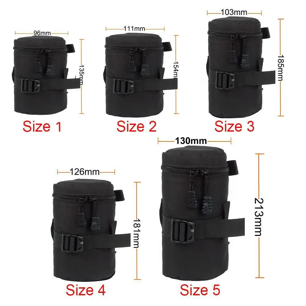 DITIPOO Waterproof Padded Camera Lens Bag – DSLR Pouch Camera Lens Bag HIP