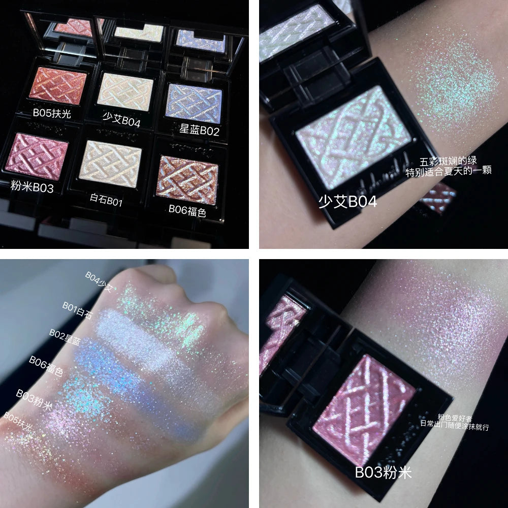 Coldnwild Glitter Eyeshadow – Shimmer Satin Finish | Purple Blue Glitter Eyeshadow HIP
