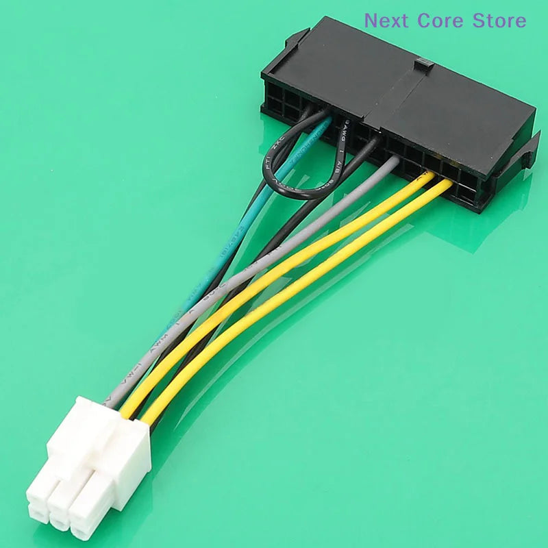 24-Pin Female to 6-Pin Male Power Adapter Cable – 10cm PC Power Adapter Cable HIP
