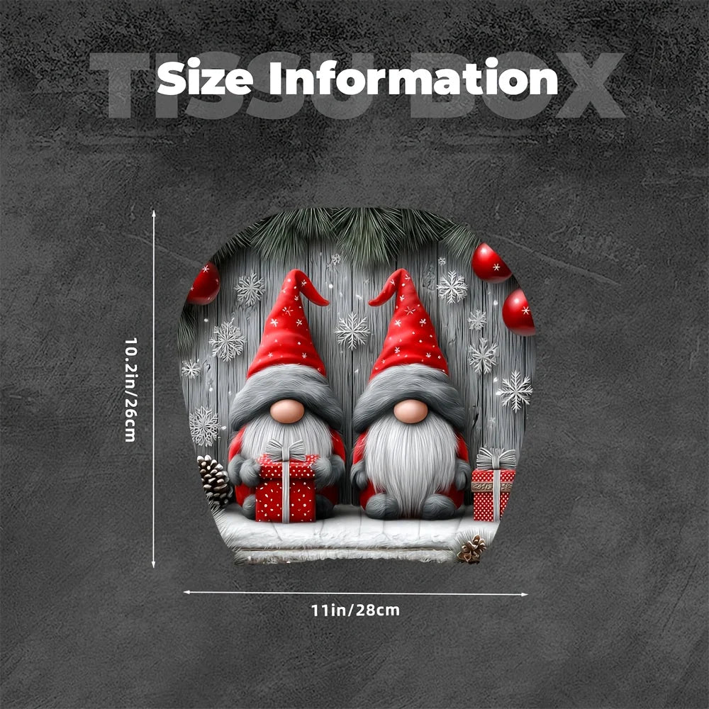 Christmas Gnome Car Headrest Covers – Set of 2 | Festive Car Headrest Covers HIP