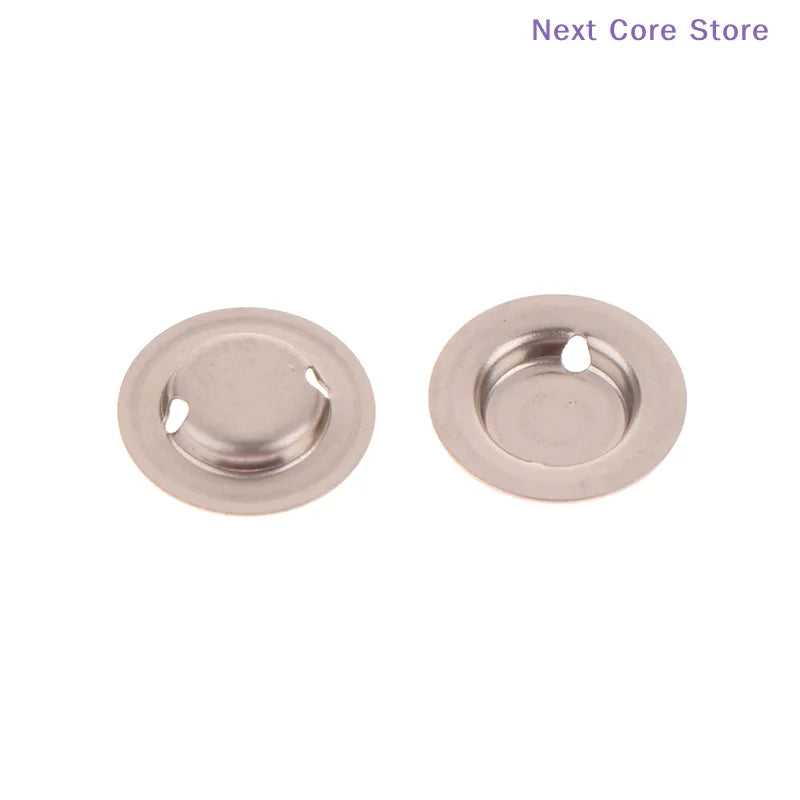100-Pack 18650 Battery Tip Cap Gaskets – Stainless Steel Battery Tip Cap Gaskets HIP