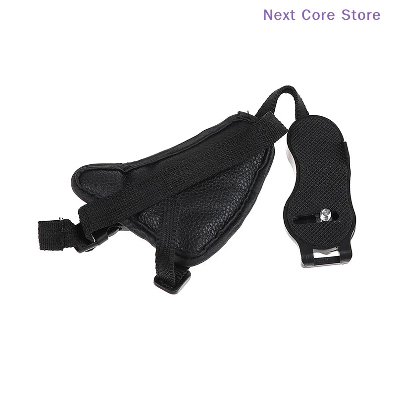 Black PU Leather Camera Hand Grip Wrist Strap – Universal Camera Wrist Strap HIP