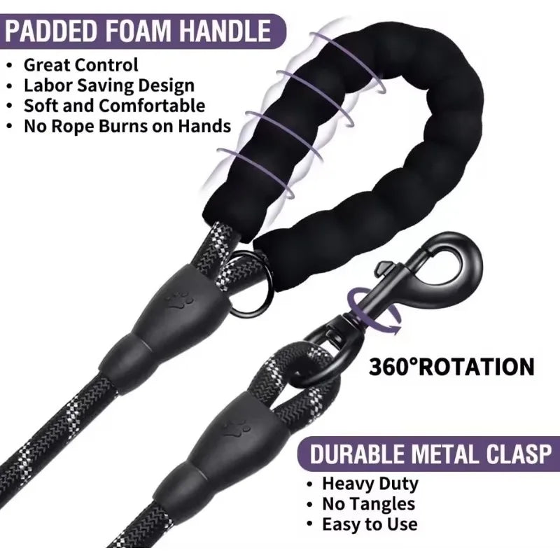Strong Reflective Dog Leash – Nylon 150/200/300cm Dog Leash HIP