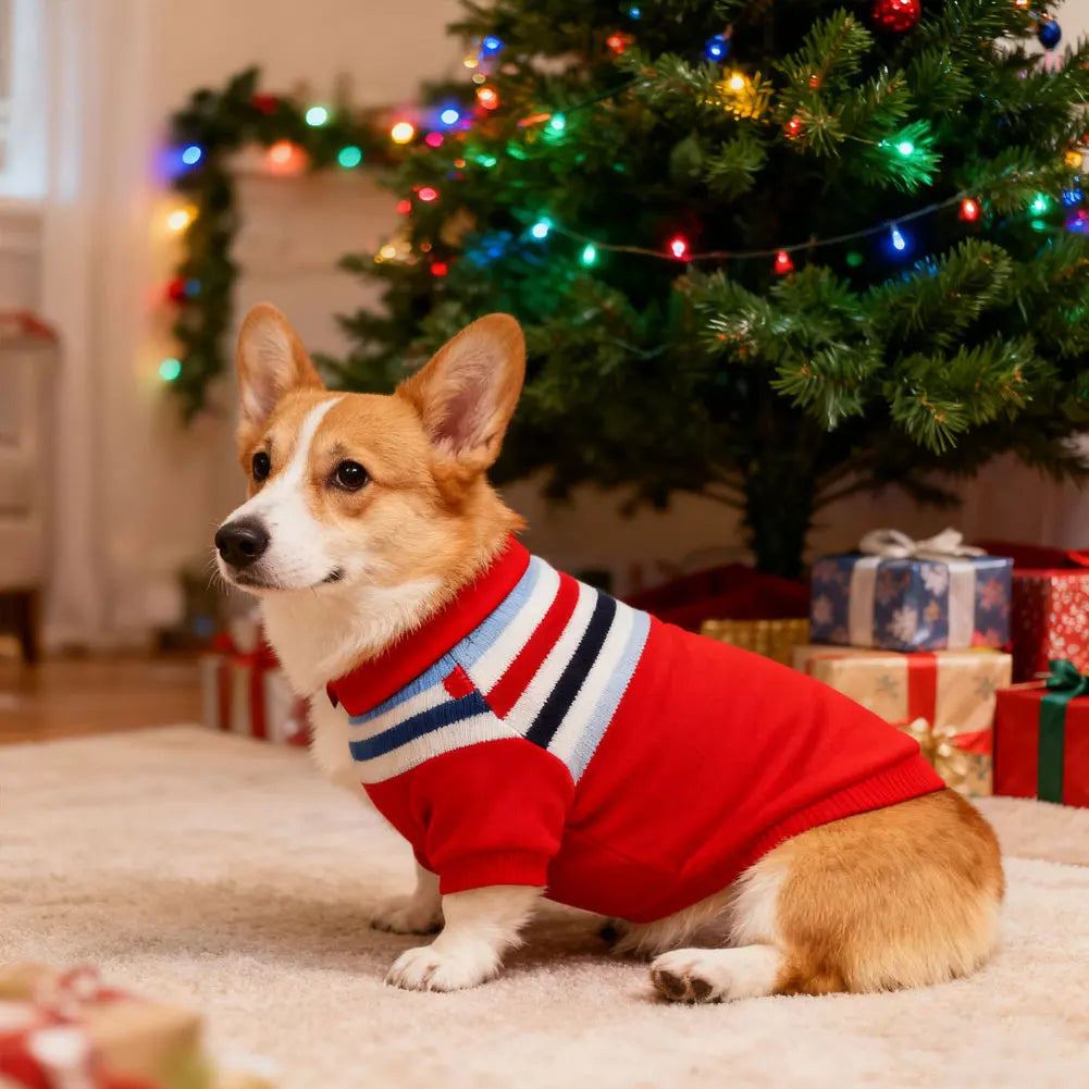 Knit Big Dog Sweater Christmas Pet Turtleneck Doggy Sweatshirt for Extra Large Dogs boy Girl,Large Size Dog Cold Dog Sweater HIP
