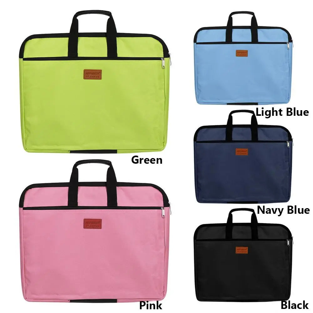 Waterproof Document Bag – Double Layer File Folder Handbag Document File Bag HIP