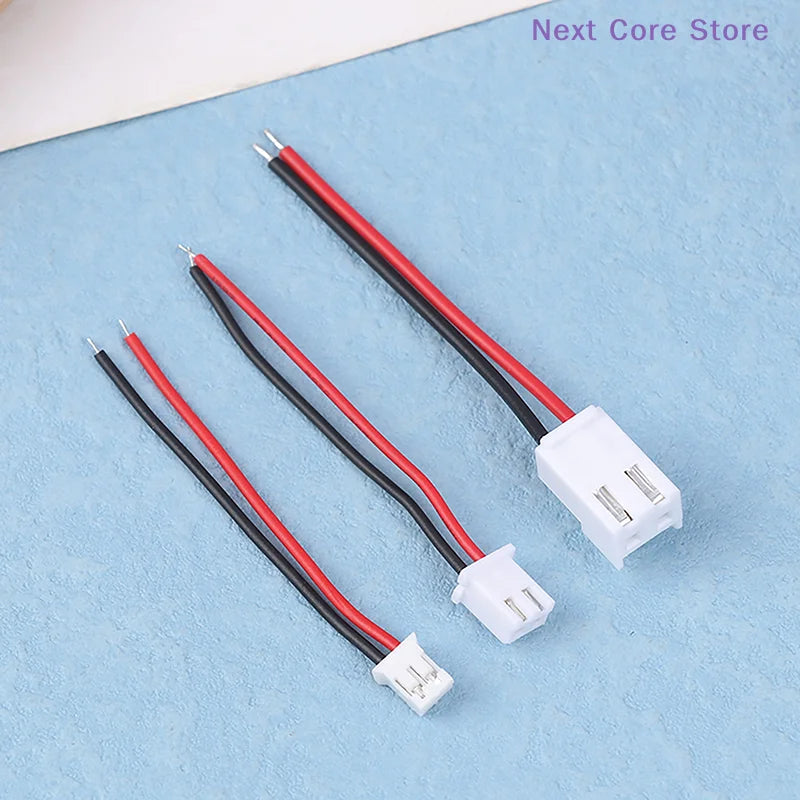 10Pcs Mini JST 2-Pin Connector Cable Set – Multi-Pitch JST Connector Set HIP