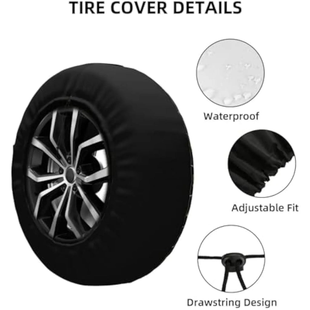 Dartboard Spare Tire Cover – Weatherproof Polyester | RV SUV Truck Spare Tire Cover HIP